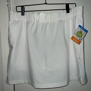 White Columbia skort